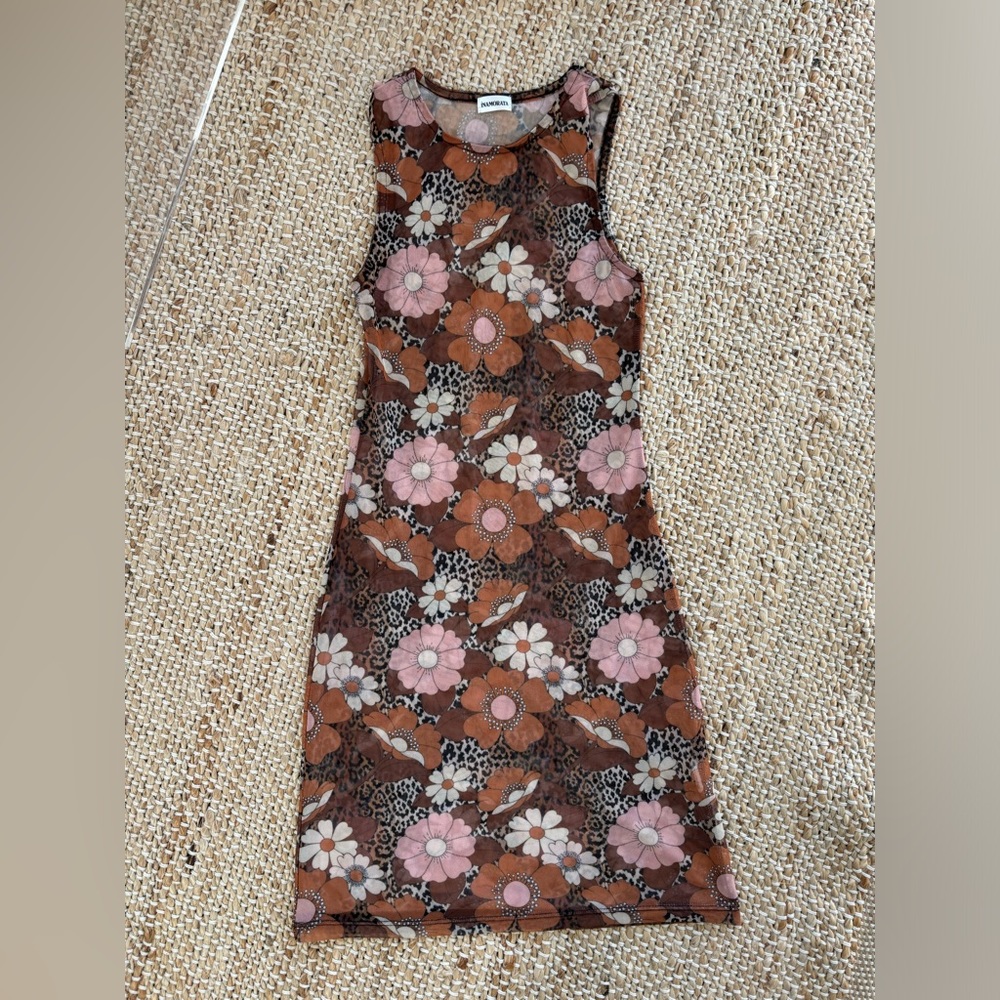 Inamorata Sol Mesh Mini Dress